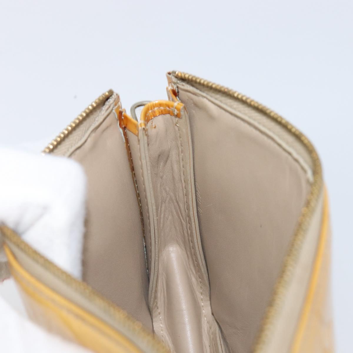 LOUIS VUITTON Monogram Vernis Lexington Accessory Pouch Beige M91010 Auth hk4073