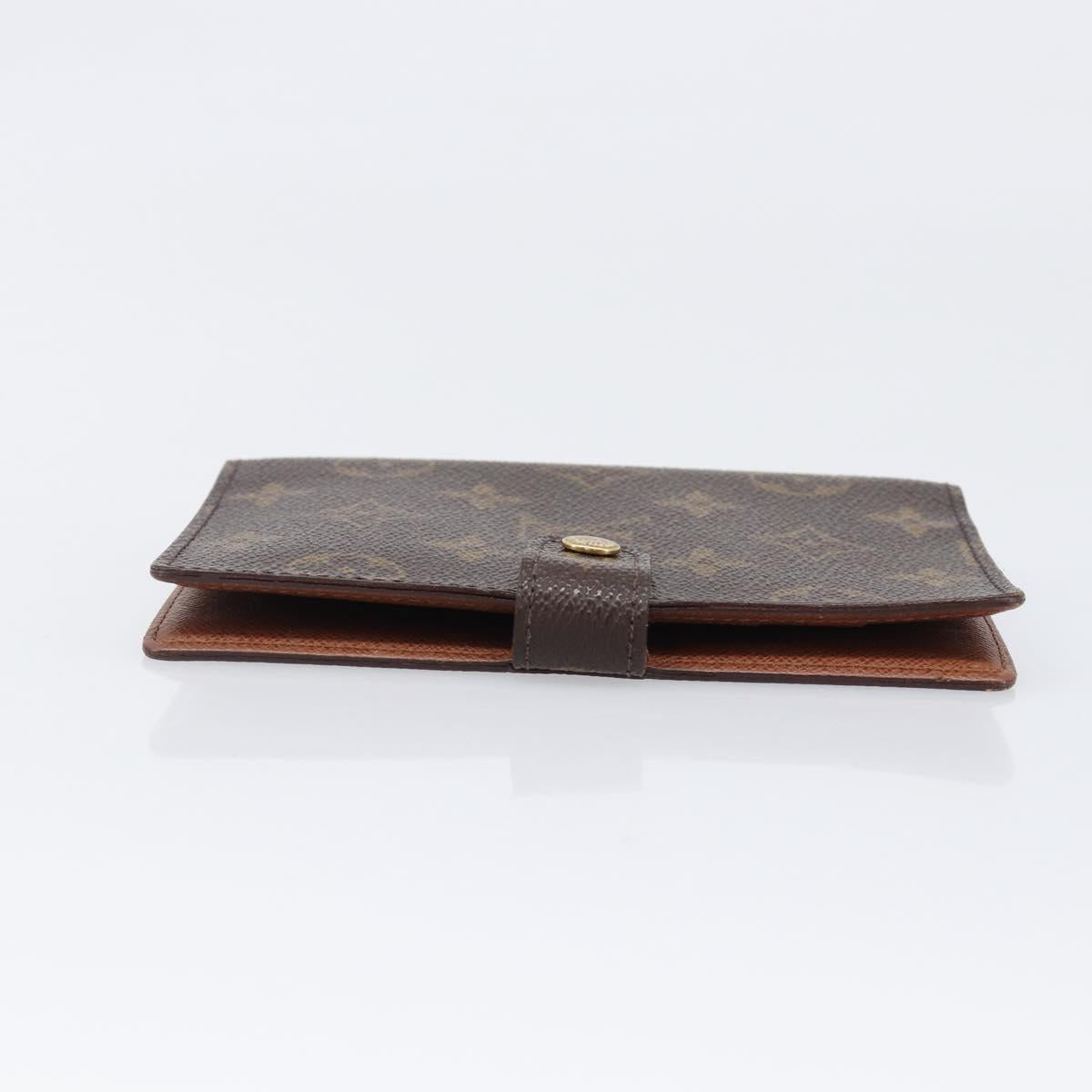 LOUIS VUITTON Monogram Agenda PM Day Planner Cover R20005 LV Auth hk4082