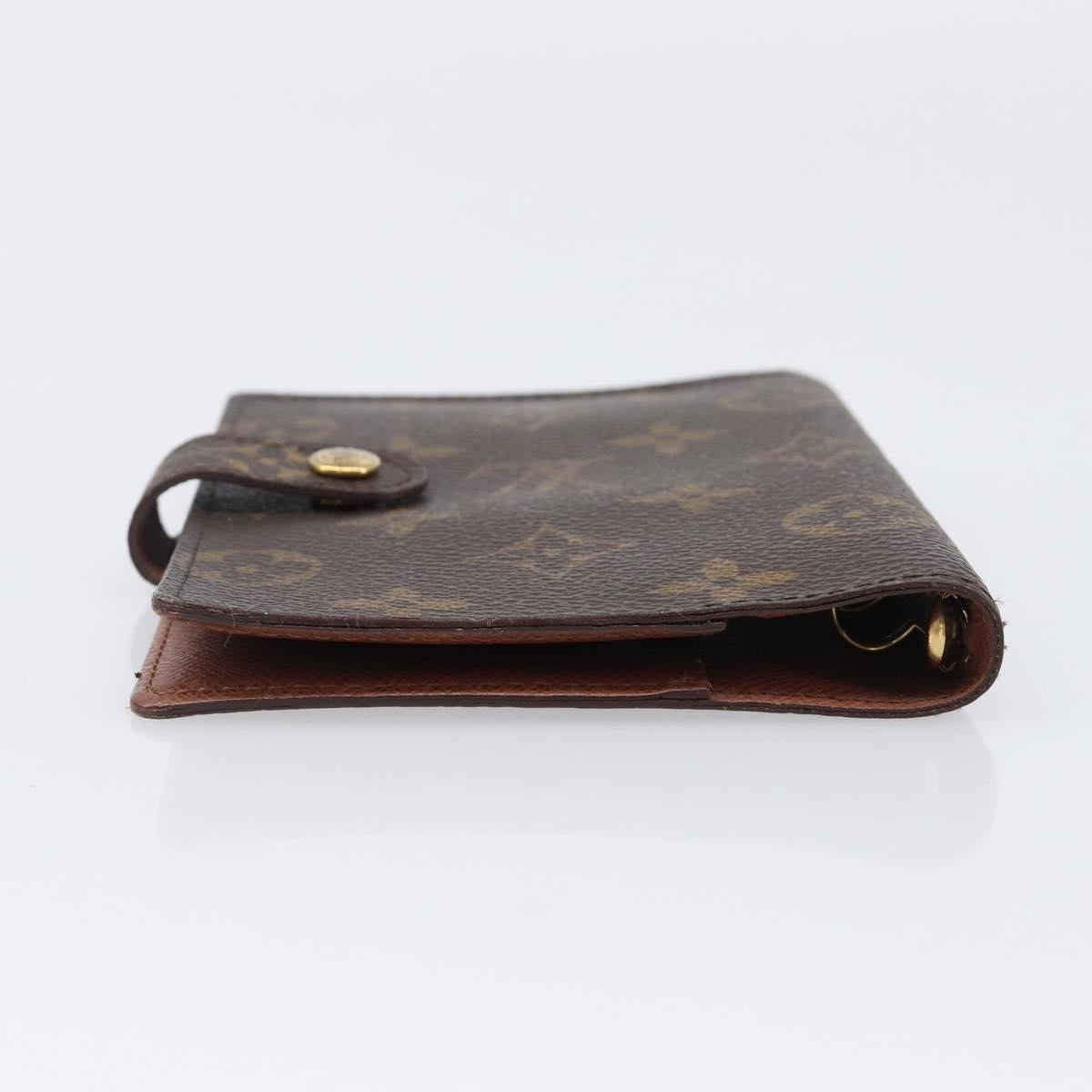 LOUIS VUITTON Monogram Agenda PM Day Planner Cover R20005 LV Auth hk4082