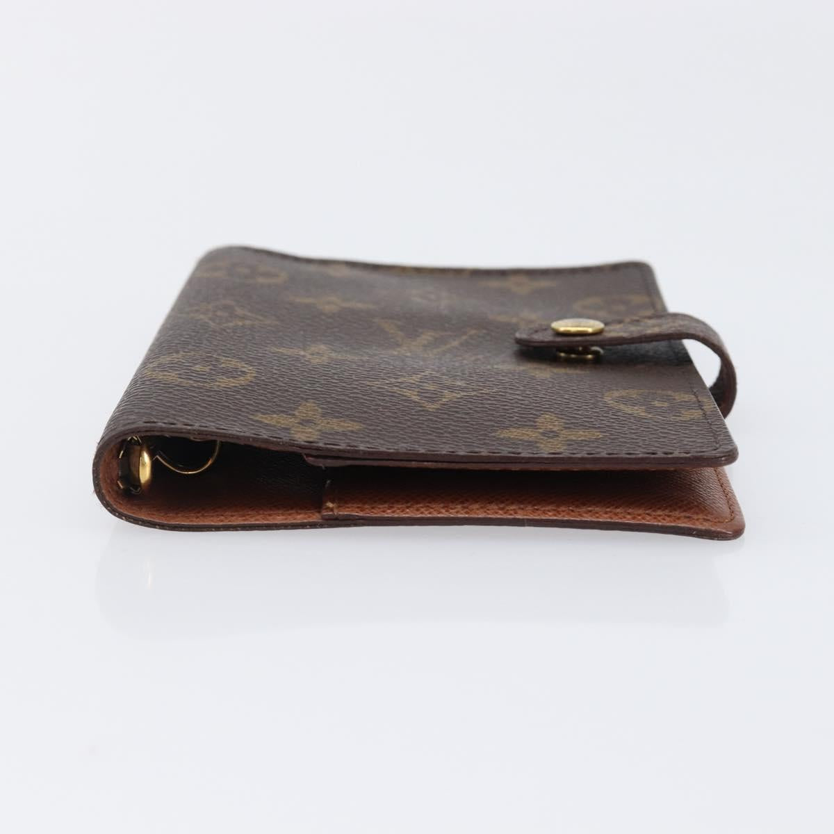 LOUIS VUITTON Monogram Agenda PM Day Planner Cover R20005 LV Auth hk4082