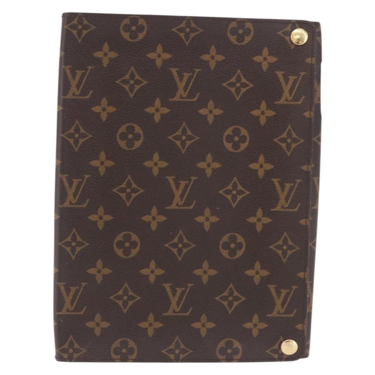 LOUIS VUITTON Monogram Etui iPad Case M93803 LV Auth hk4083