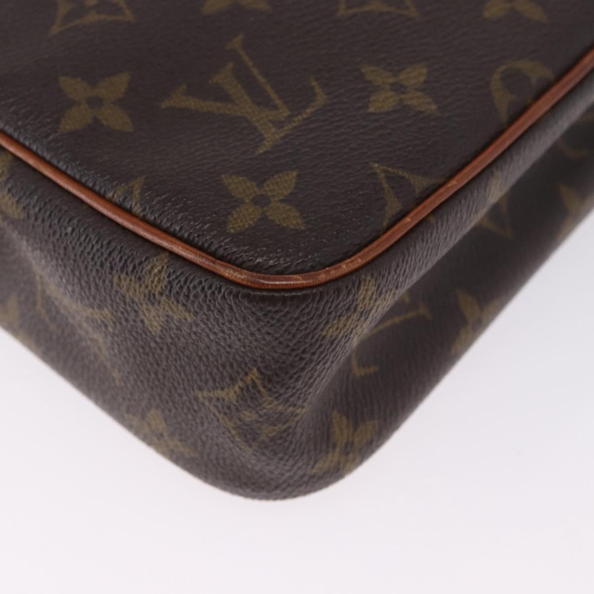 LOUIS VUITTON Monogram Compiegne 23 Clutch Bag M51847 LV Auth hk4084