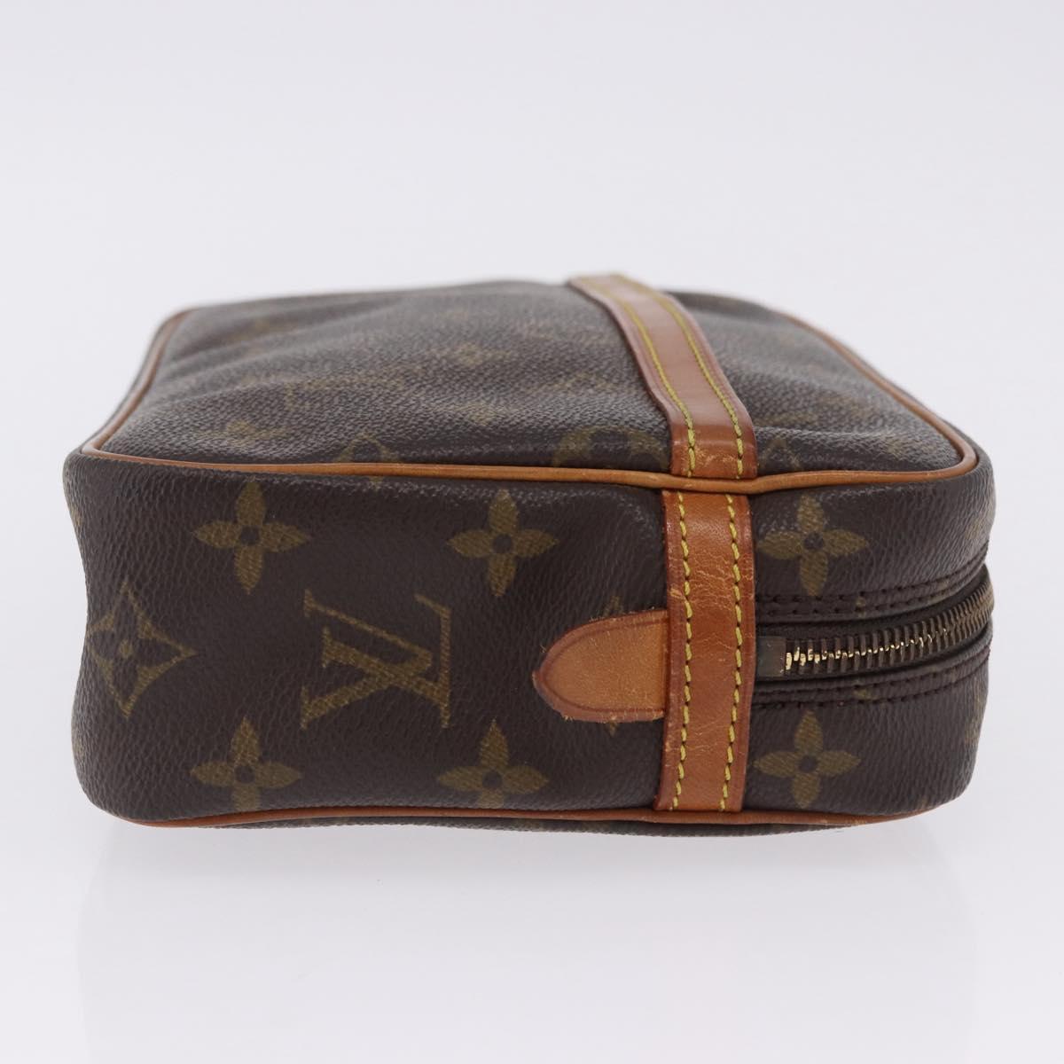 LOUIS VUITTON Monogram Compiegne 23 Clutch Bag M51847 LV Auth hk4084