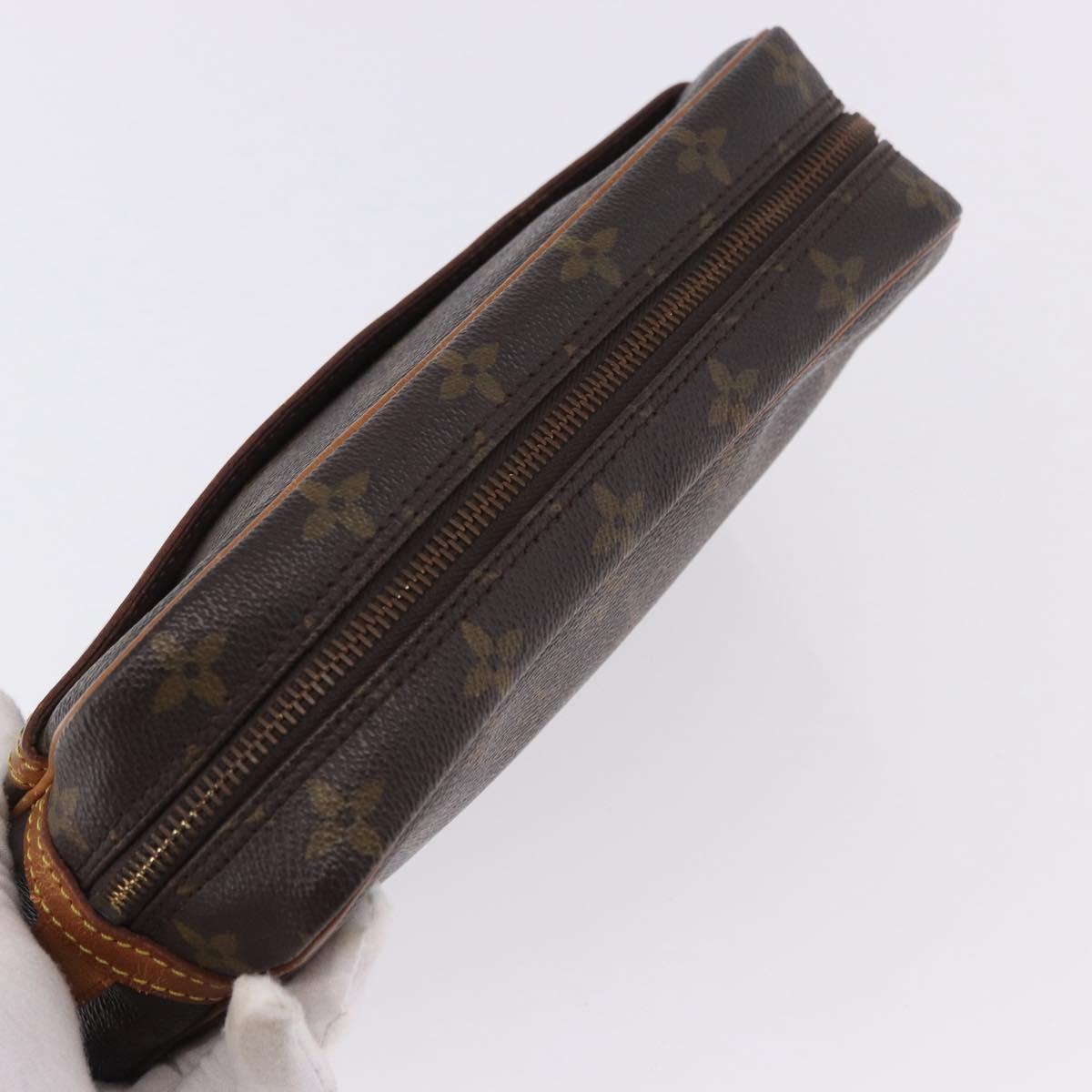 LOUIS VUITTON Monogram Compiegne 23 Clutch Bag M51847 LV Auth hk4084
