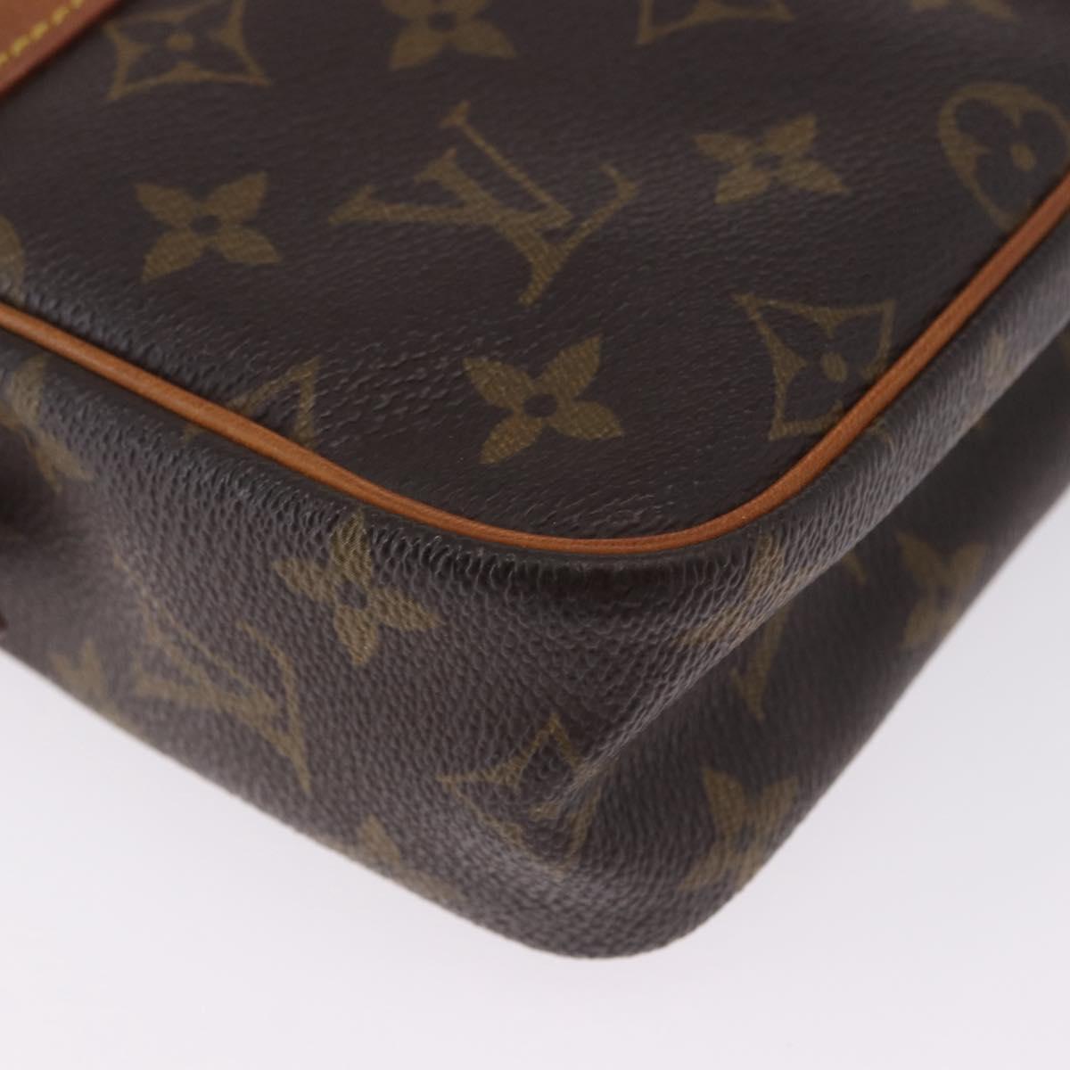 LOUIS VUITTON Monogram Compiegne 23 Clutch Bag M51847 LV Auth hk4084