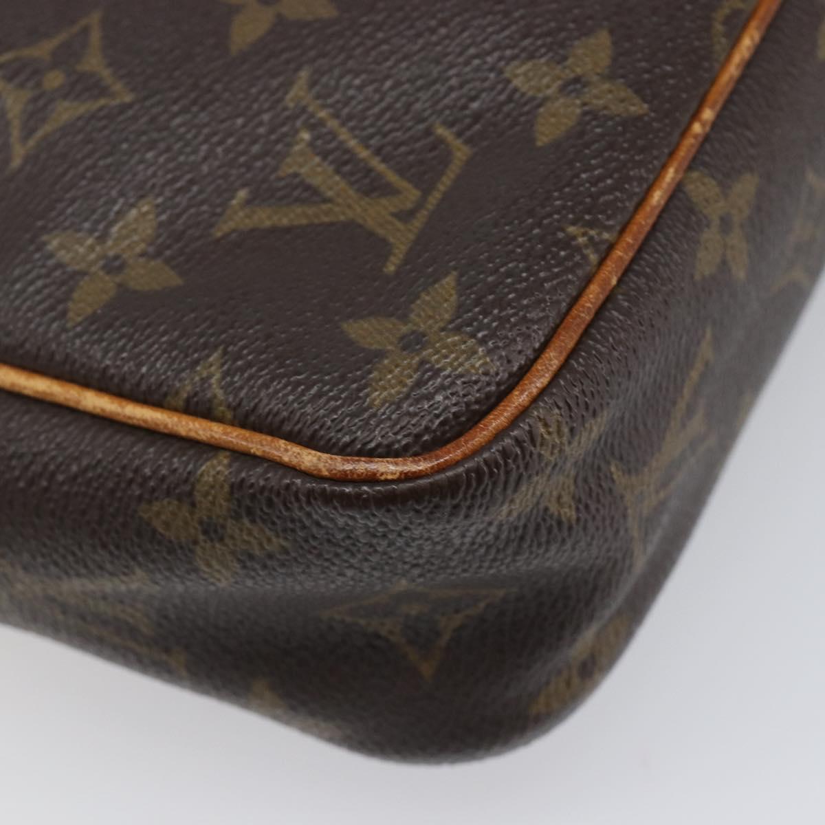 LOUIS VUITTON Monogram Compiegne 23 Clutch Bag M51847 LV Auth hk4085