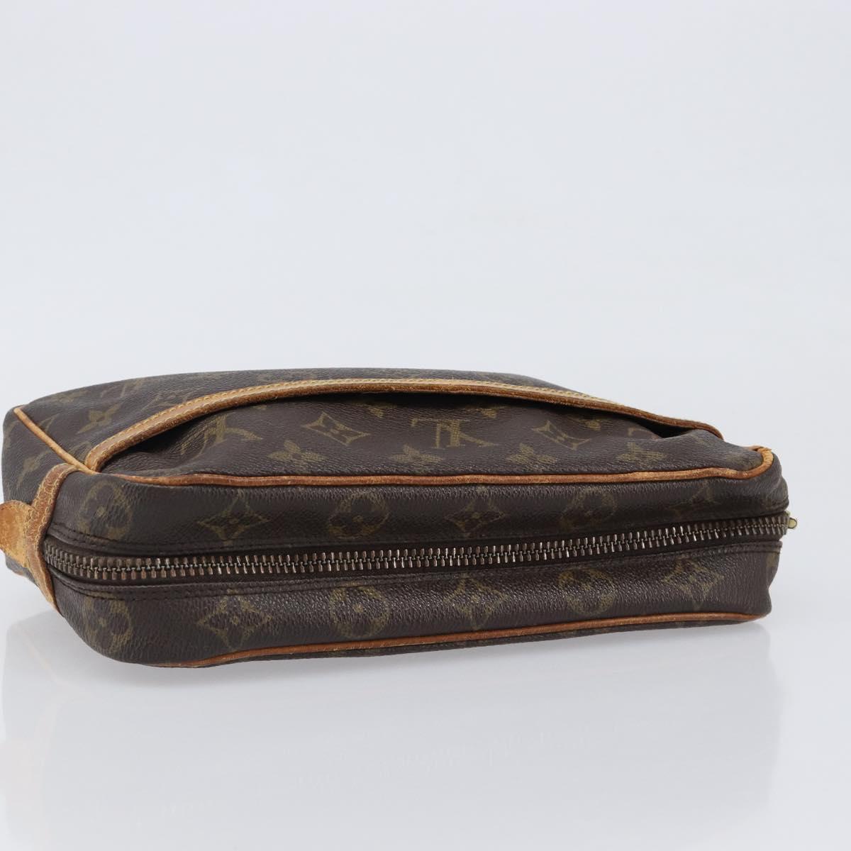 LOUIS VUITTON Monogram Compiegne 23 Clutch Bag M51847 LV Auth hk4085