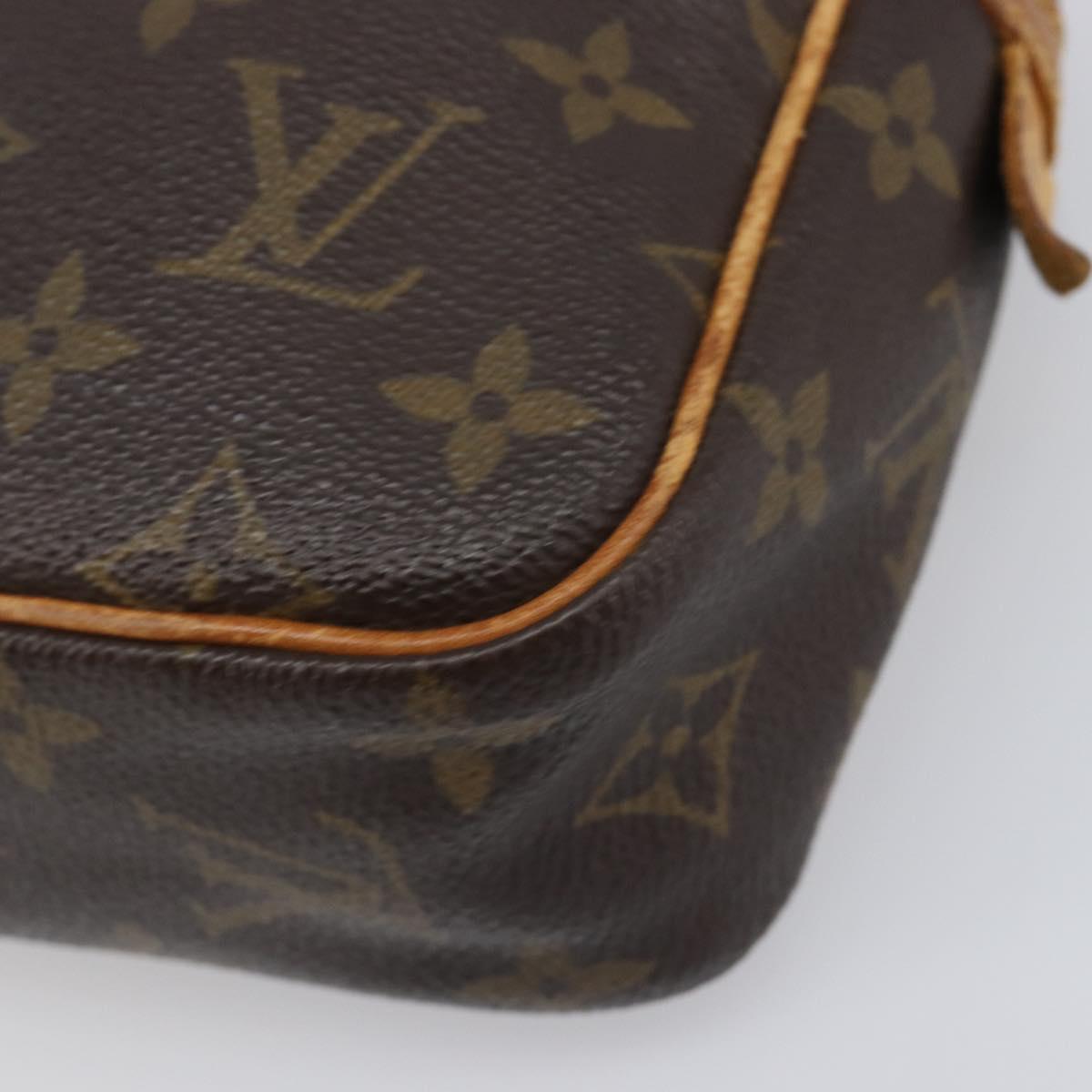 LOUIS VUITTON Monogram Compiegne 23 Clutch Bag M51847 LV Auth hk4085