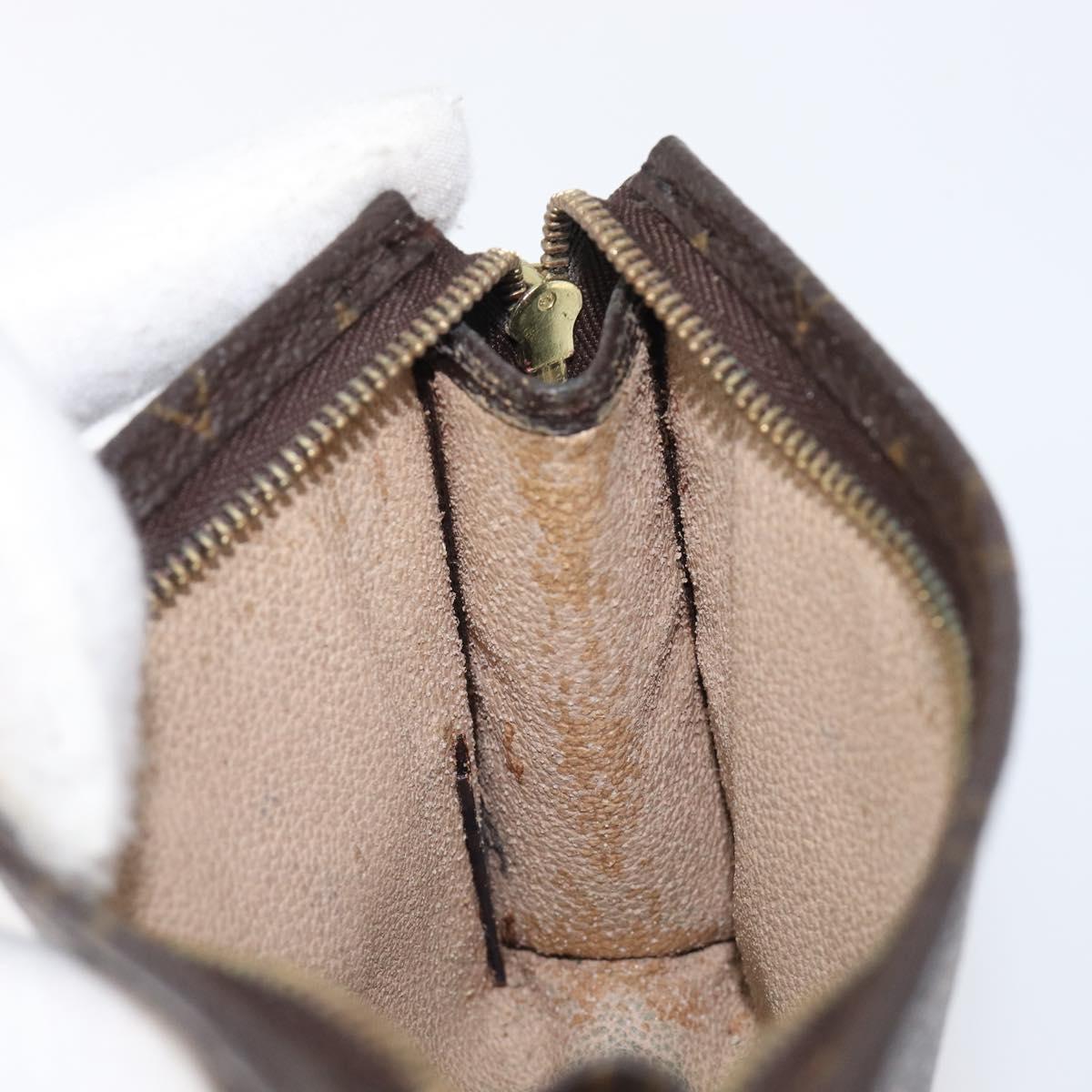 LOUIS VUITTON Monogram Poche Toilette 15 Pouch M47546 LV Auth hk4086