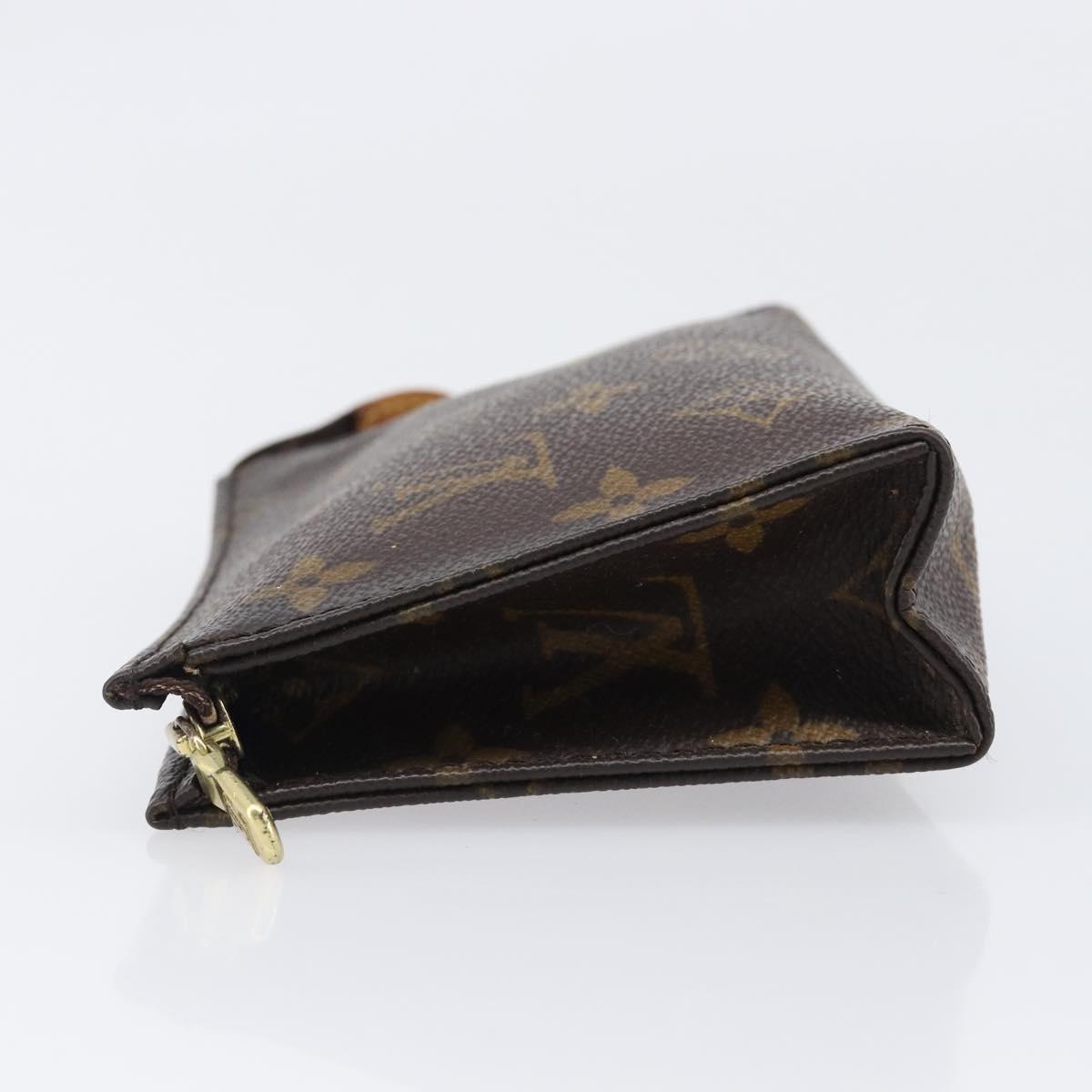 LOUIS VUITTON Monogram Poche Toilette 15 Pouch M47546 LV Auth hk4086