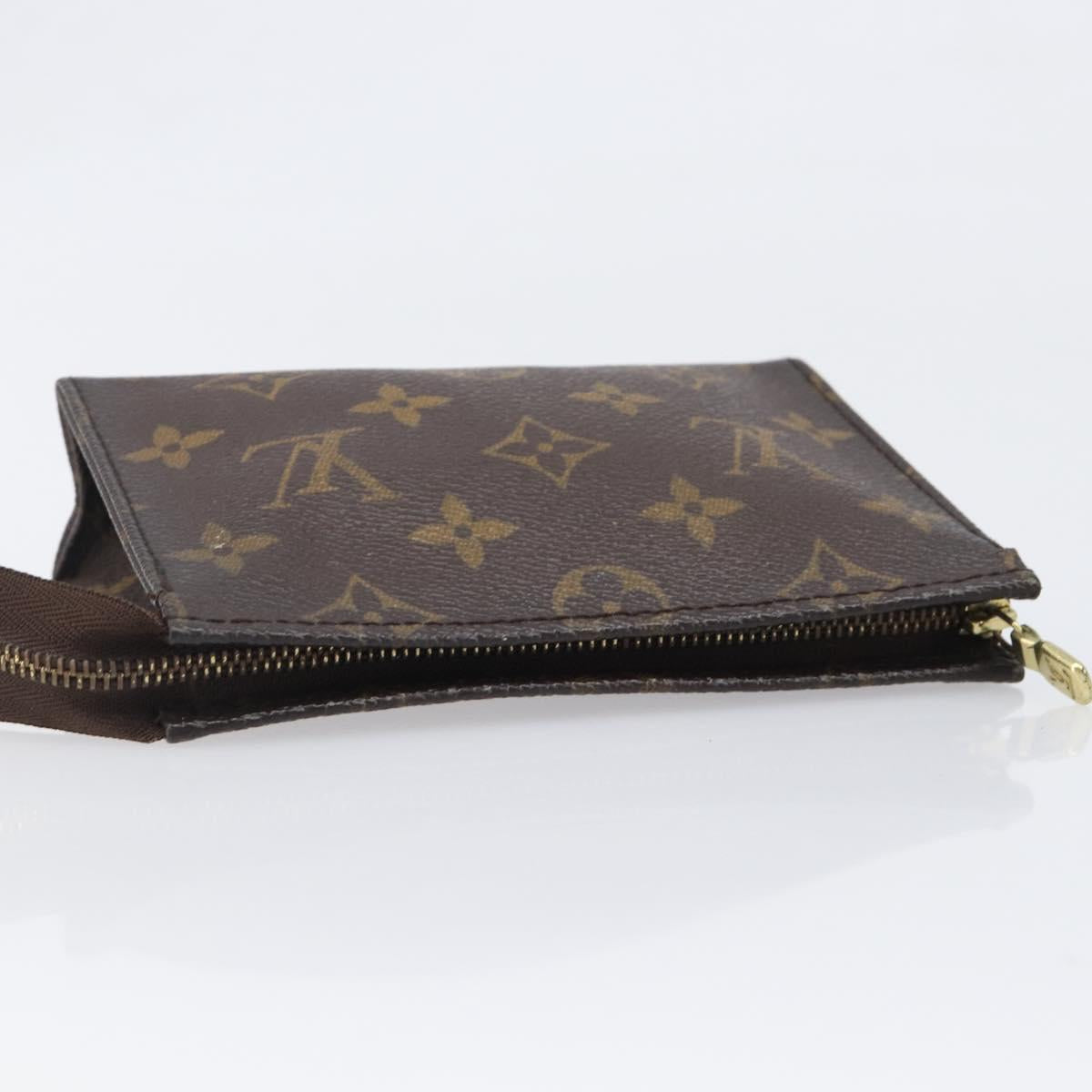 LOUIS VUITTON Monogram Poche Toilette 15 Pouch M47546 LV Auth hk4086