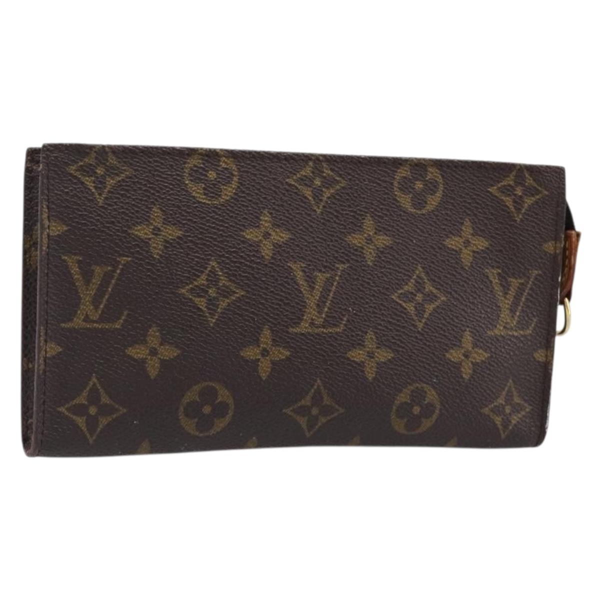 LOUIS VUITTON Monogram Bucket GM Accessory Pouch LV Auth hk4087