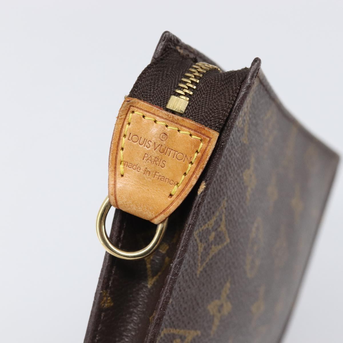 LOUIS VUITTON Monogram Bucket GM Accessory Pouch LV Auth hk4087