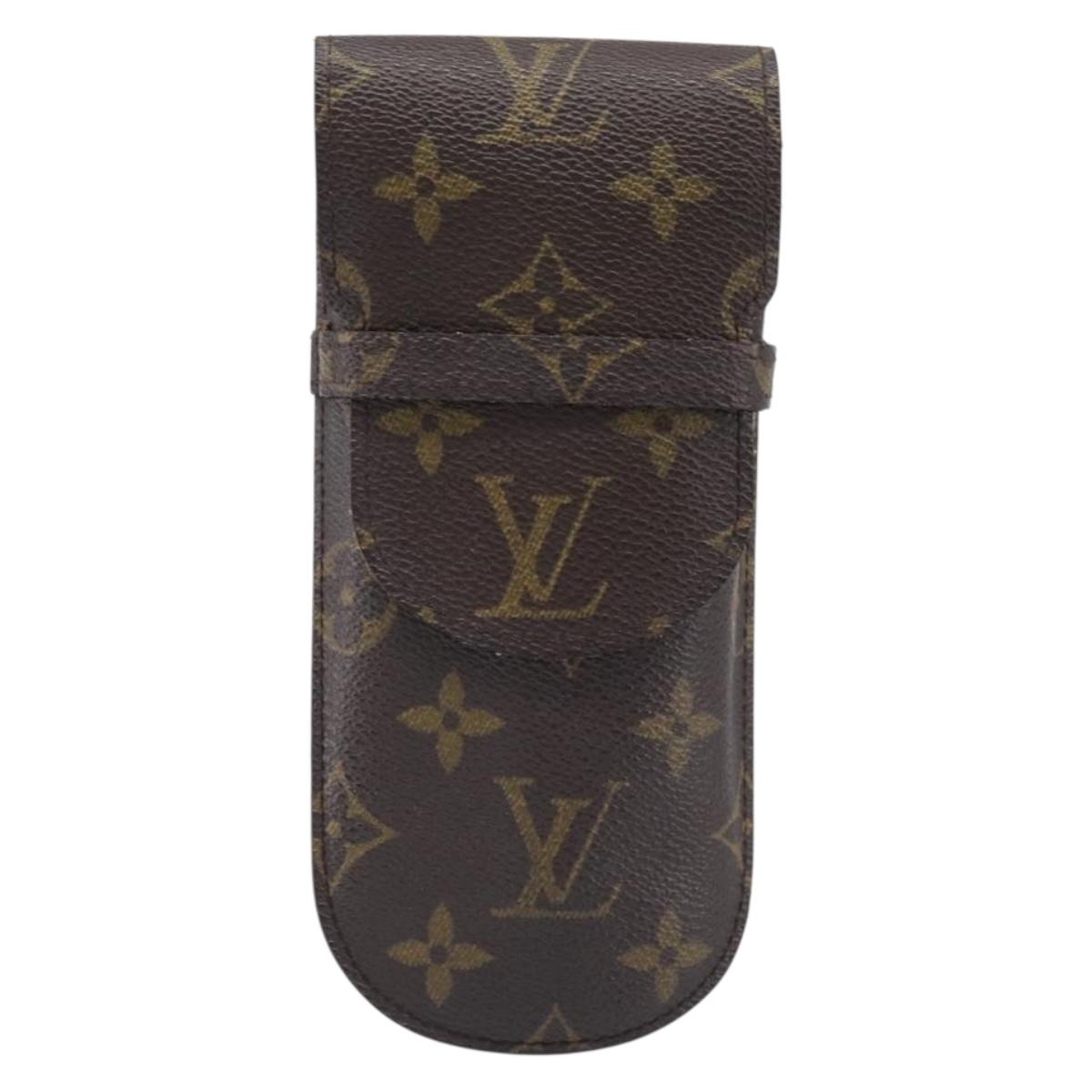 LOUIS VUITTON Monogram Etui Lunette Rabat Glasses Case M62970 LV Auth hk4088
