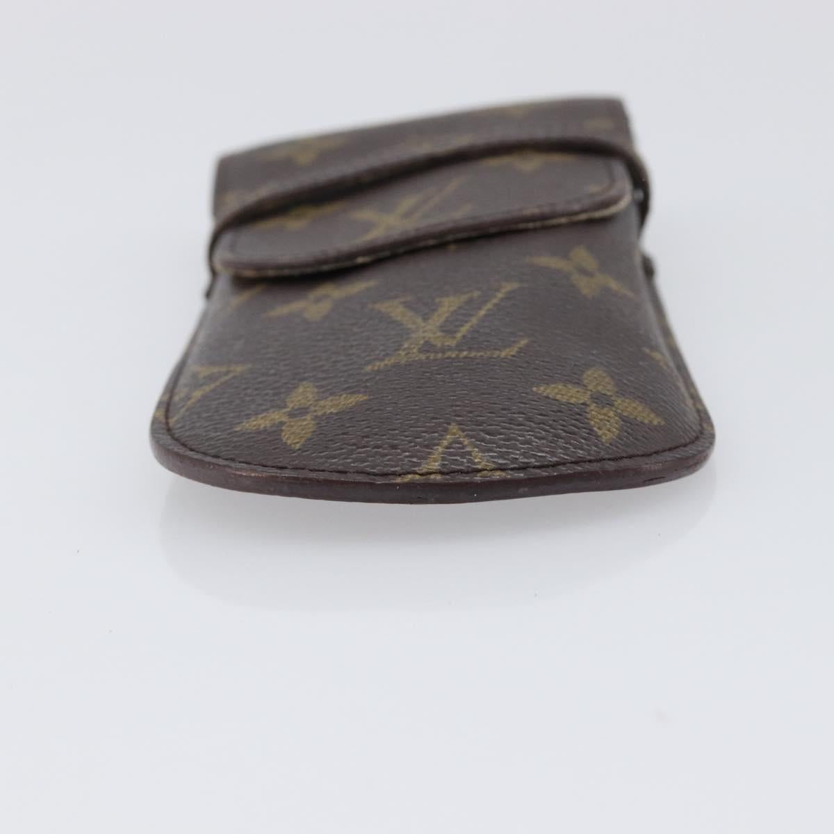 LOUIS VUITTON Monogram Etui Lunette Rabat Glasses Case M62970 LV Auth hk4088