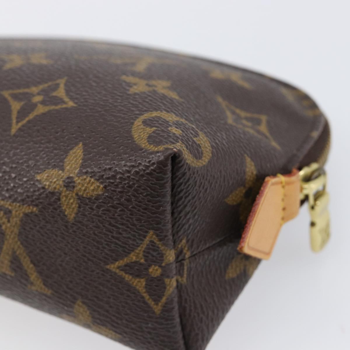 LOUIS VUITTON Monogram Pochette Cosmetic PM Pouch M43998 LV Auth hk4089