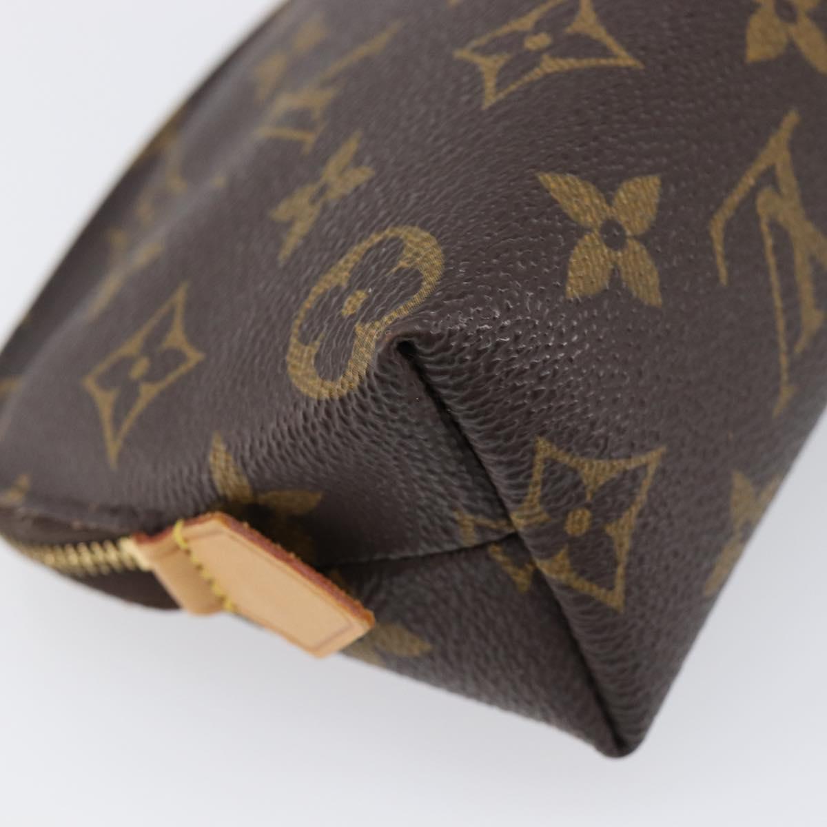 LOUIS VUITTON Monogram Pochette Cosmetic PM Pouch M43998 LV Auth hk4089