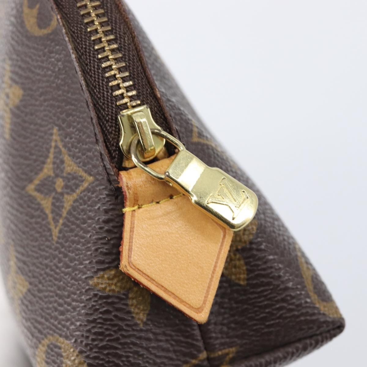 LOUIS VUITTON Monogram Pochette Cosmetic PM Pouch M43998 LV Auth hk4089