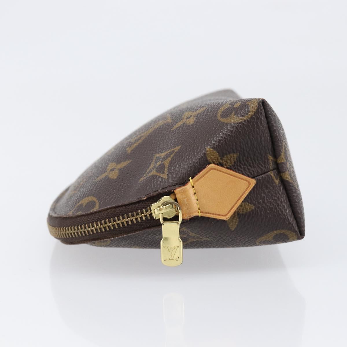 LOUIS VUITTON Monogram Pochette Cosmetic PM Pouch M43998 LV Auth hk4089