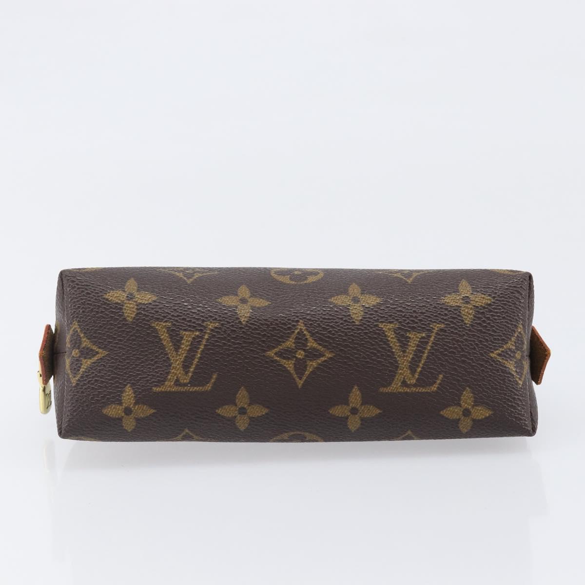 LOUIS VUITTON Monogram Pochette Cosmetic PM Pouch M43998 LV Auth hk4089