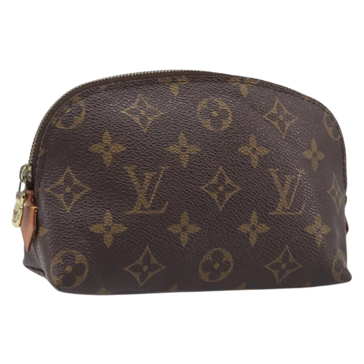 LOUIS VUITTON Monogram Pochette Cosmetic PM Pouch M43998 LV Auth hk4090