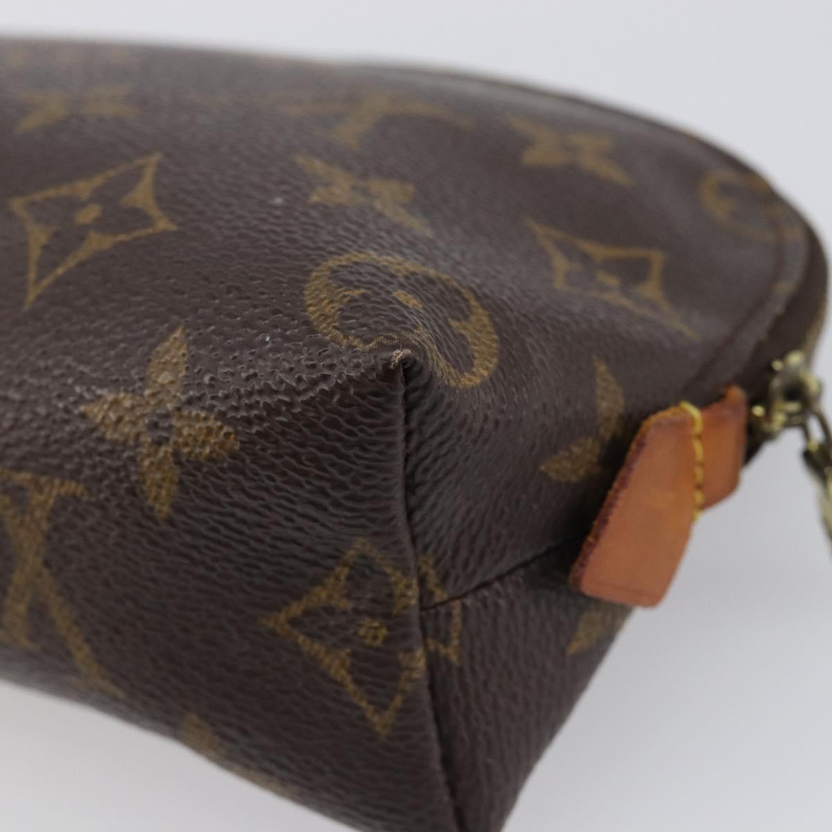 LOUIS VUITTON Monogram Pochette Cosmetic PM Pouch M43998 LV Auth hk4090