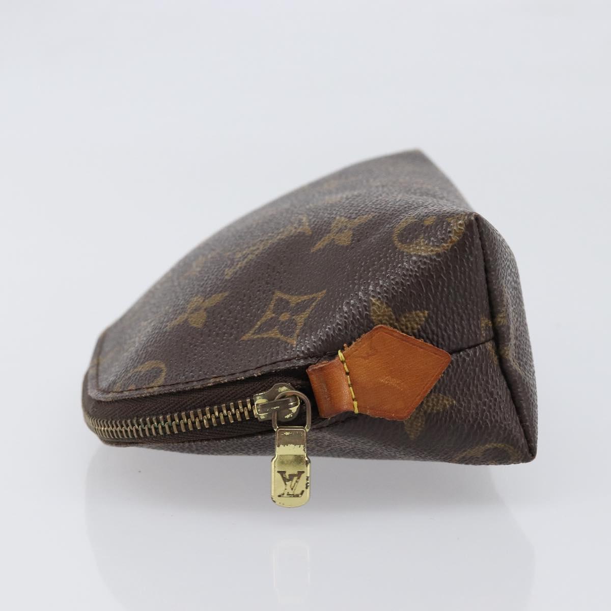 LOUIS VUITTON Monogram Pochette Cosmetic PM Pouch M43998 LV Auth hk4090