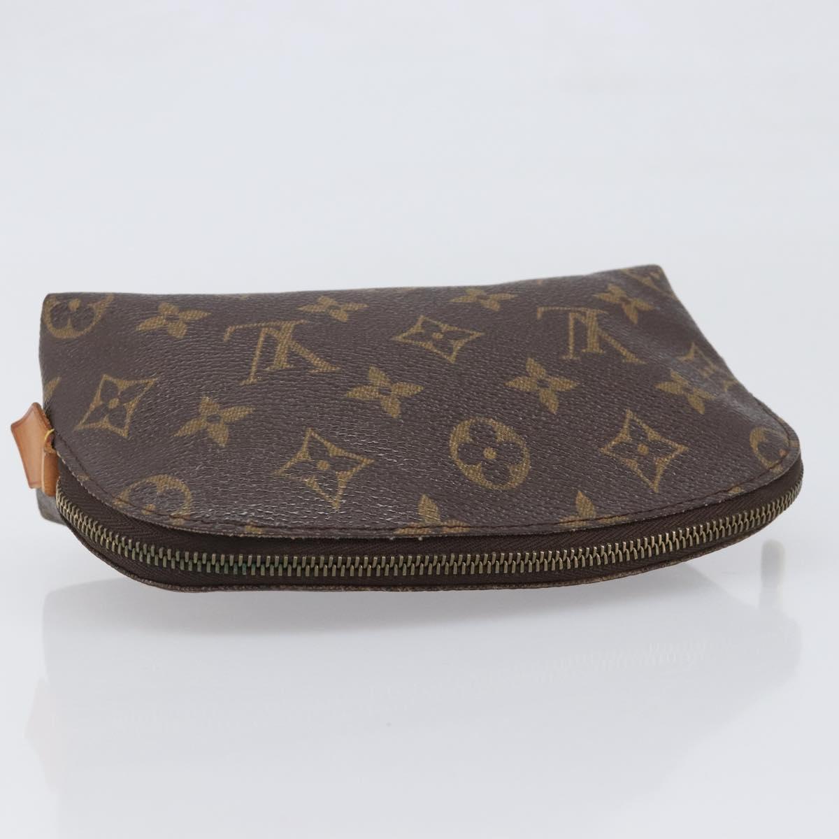 LOUIS VUITTON Monogram Pochette Cosmetic PM Pouch M43998 LV Auth hk4090