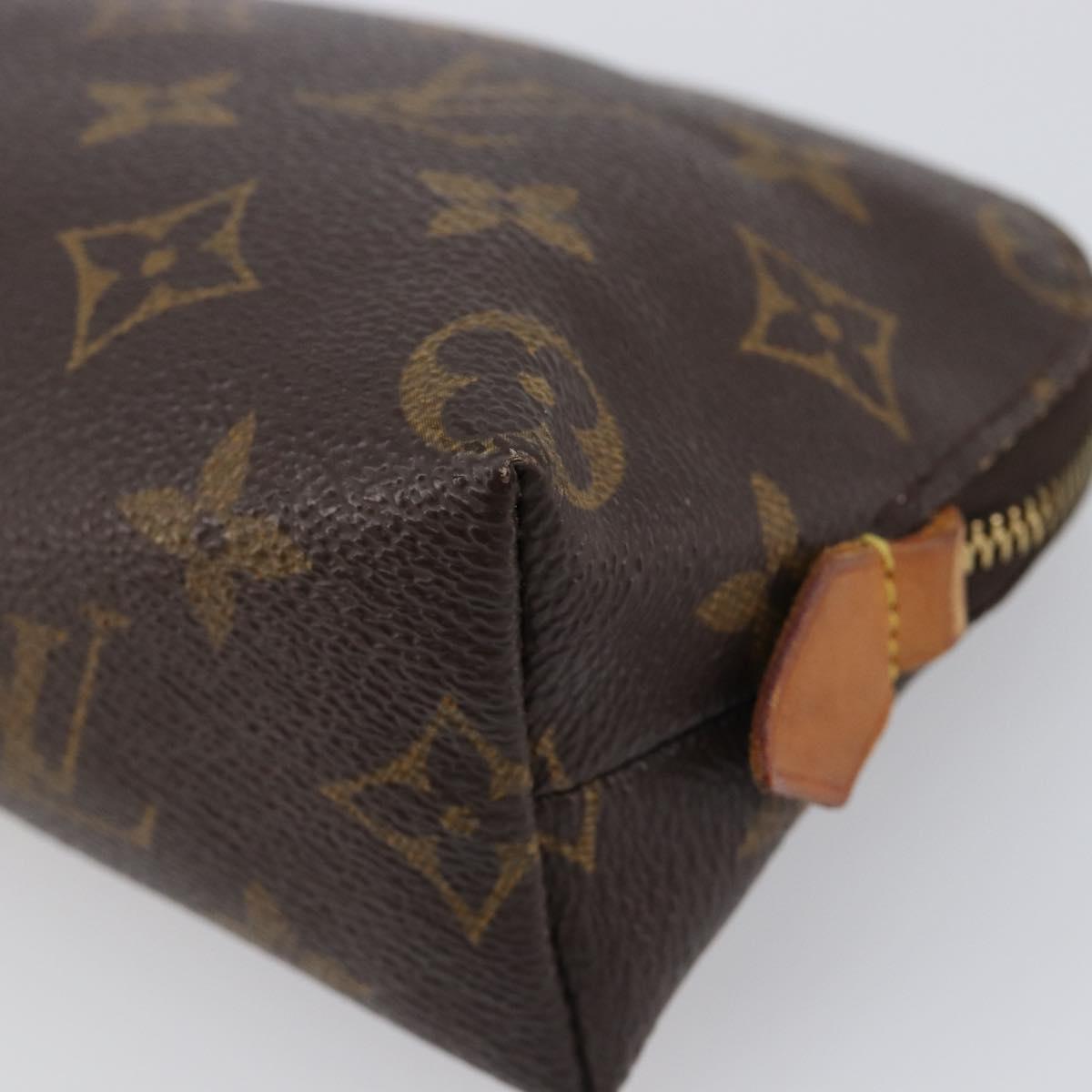 LOUIS VUITTON Monogram Pochette Cosmetic PM Pouch M43998 LV Auth hk4090