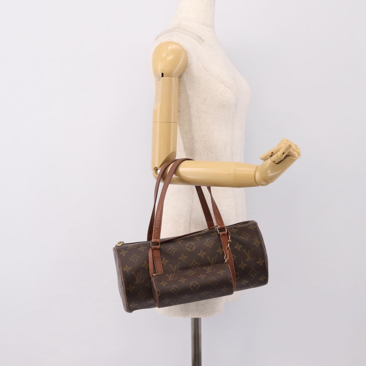 LOUIS VUITTON Monogram Papillon 30 Hand Bag M51365 LV Auth hk4094