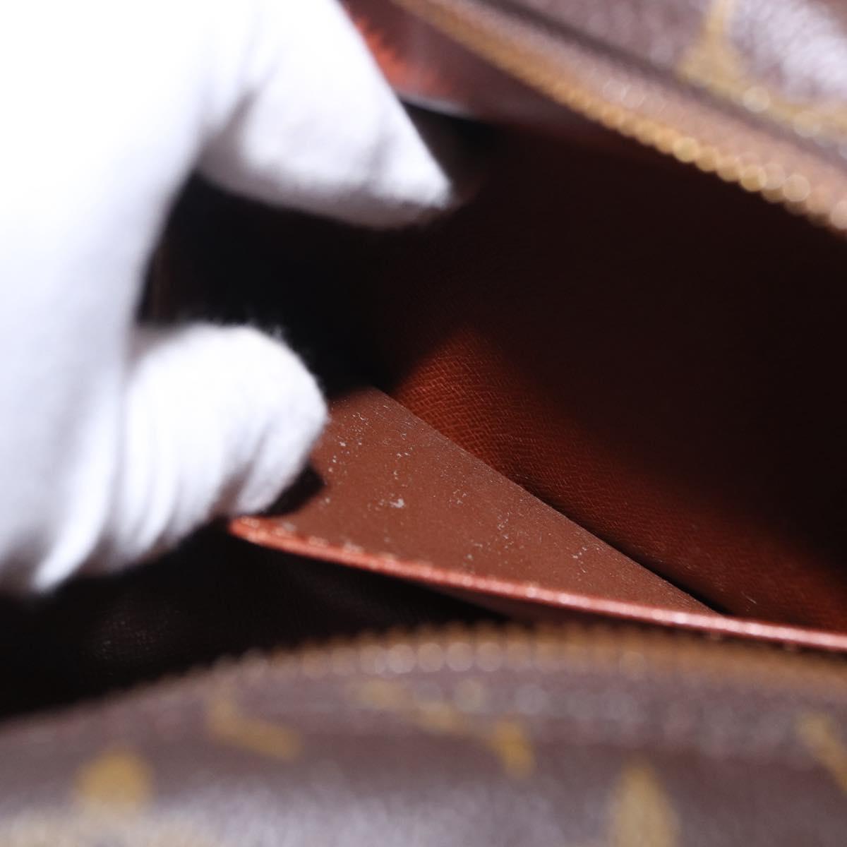 LOUIS VUITTON Monogram Compiegne 28 Clutch Bag M51845 LV Auth hk4095