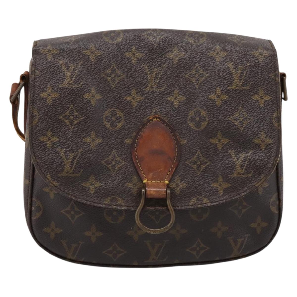LOUIS VUITTON Monogram Saint Cloud GM Shoulder Bag M51242 LV Auth hk4099