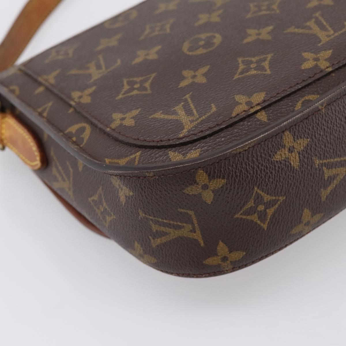 LOUIS VUITTON Monogram Saint Cloud GM Shoulder Bag M51242 LV Auth hk4100