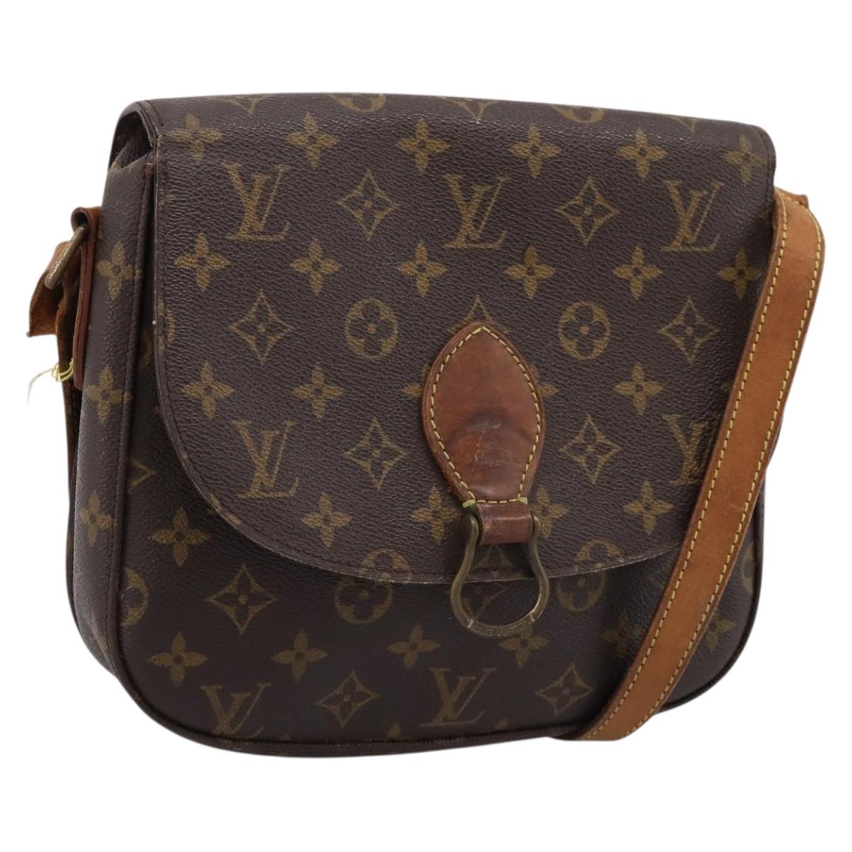 LOUIS VUITTON Monogram Saint Cloud GM Shoulder Bag M51242 LV Auth hk4100