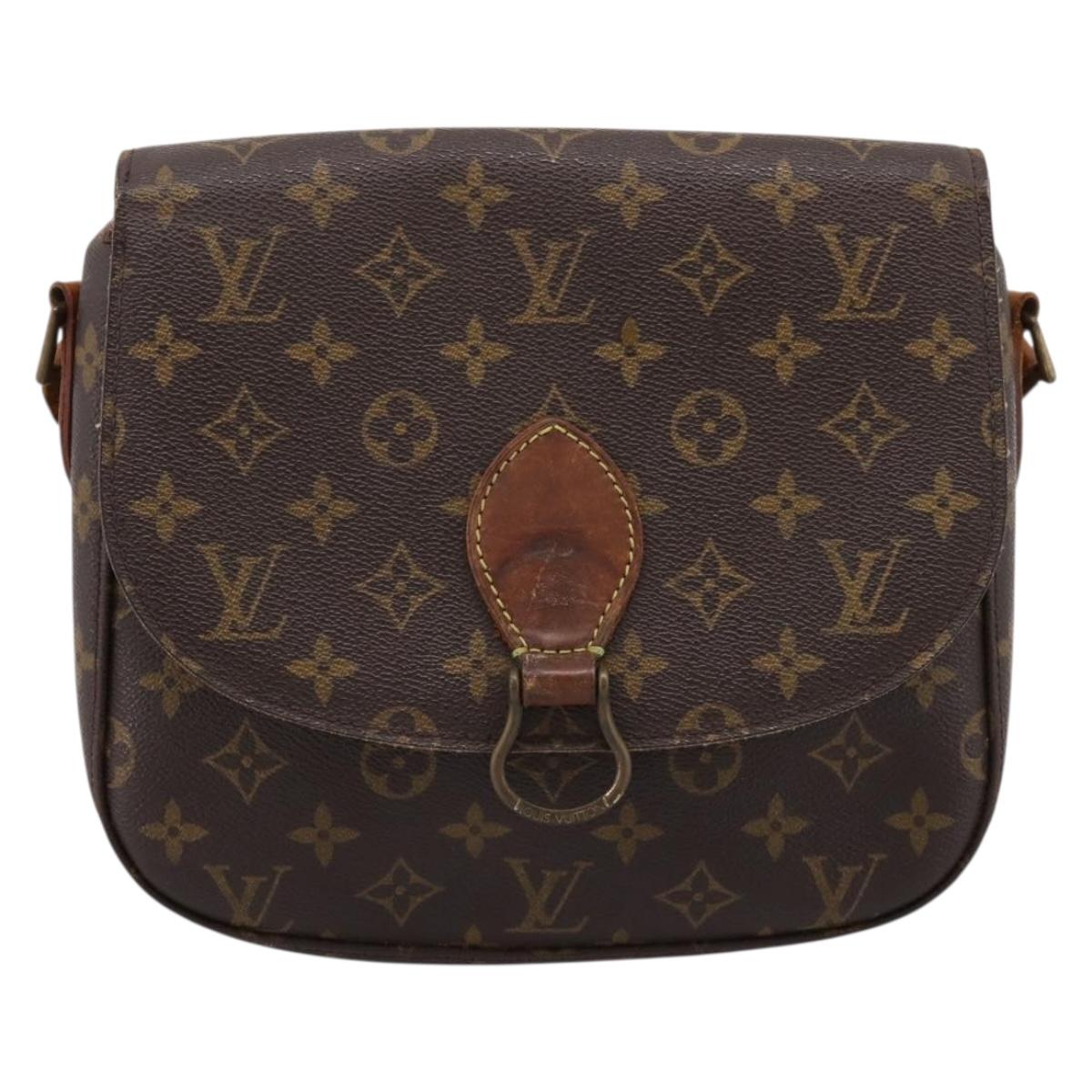 LOUIS VUITTON Monogram Saint Cloud GM Shoulder Bag M51242 LV Auth hk4100