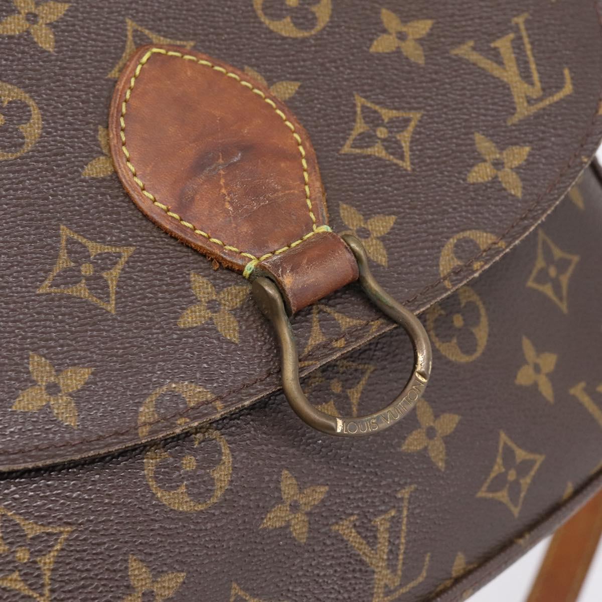 LOUIS VUITTON Monogram Saint Cloud GM Shoulder Bag M51242 LV Auth hk4100