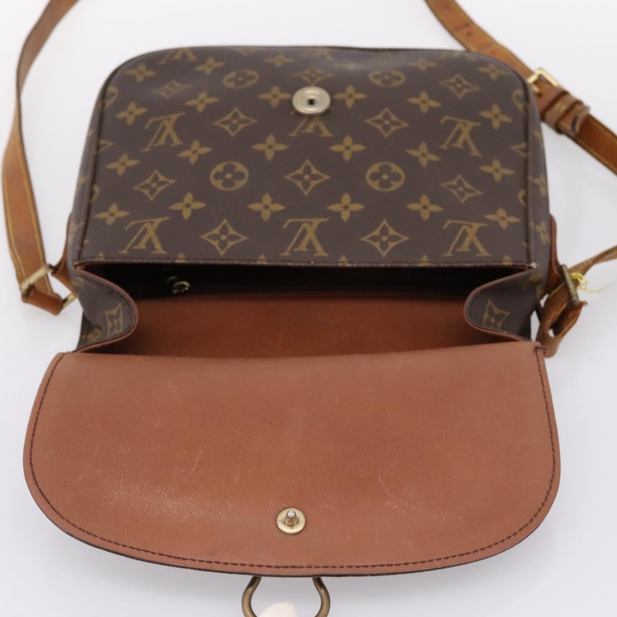 LOUIS VUITTON Monogram Saint Cloud GM Shoulder Bag M51242 LV Auth hk4100