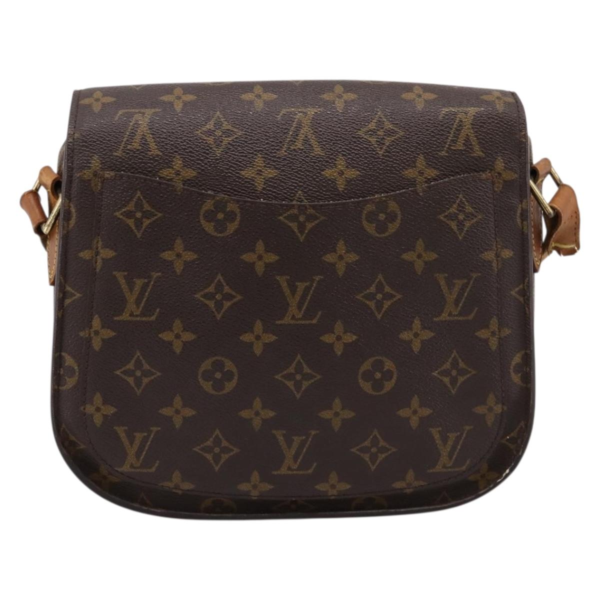 LOUIS VUITTON Monogram Saint Cloud GM Shoulder Bag M51242 LV Auth hk4100