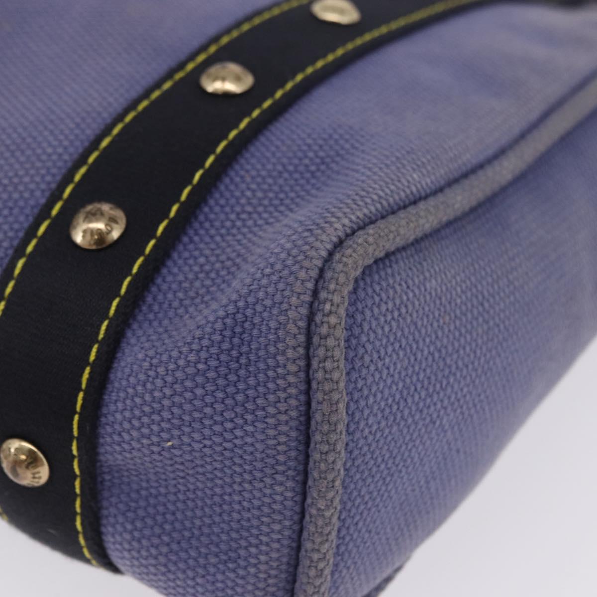 LOUIS VUITTON Antigua Cabas MM Tote Bag Blue M40087 LV Auth hk4101