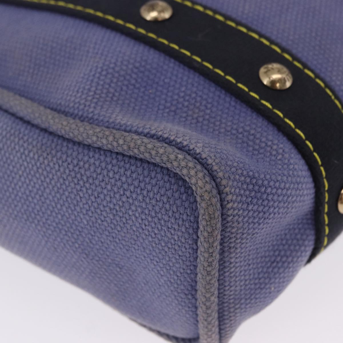 LOUIS VUITTON Antigua Cabas MM Tote Bag Blue M40087 LV Auth hk4101