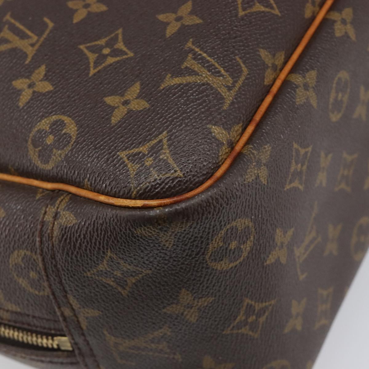 LOUIS VUITTON Monogram Deauville Hand Bag M47270 LV Auth hk4105