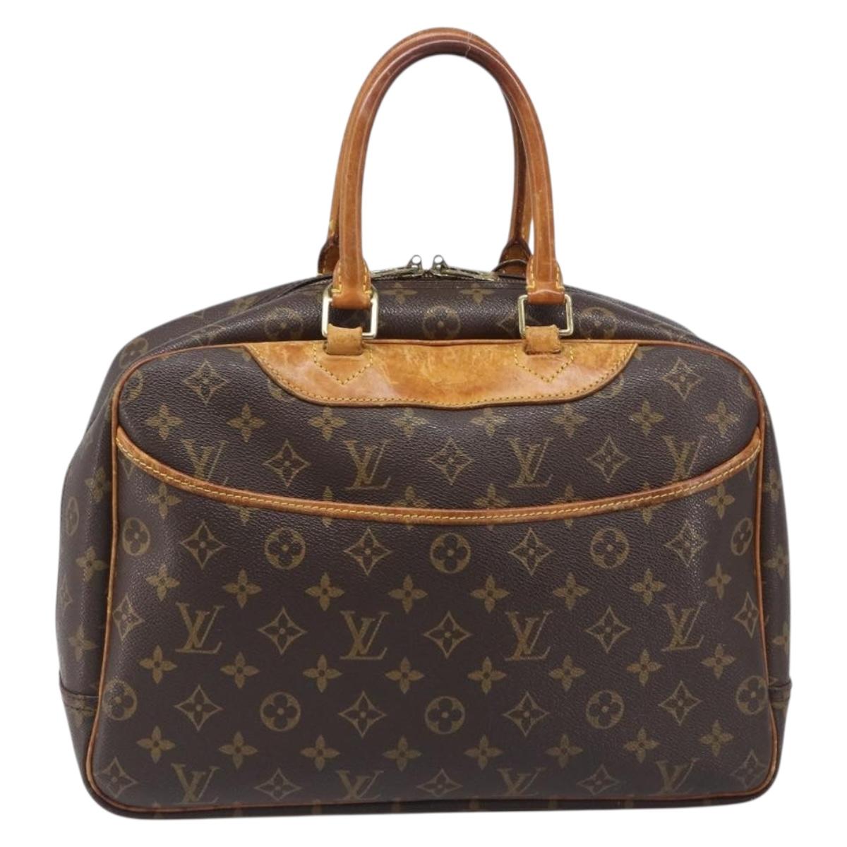 LOUIS VUITTON Monogram Deauville Hand Bag M47270 LV Auth hk4105