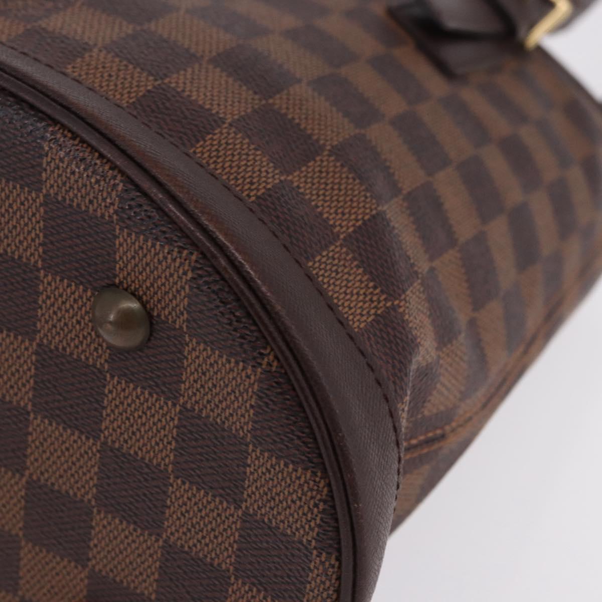 LOUIS VUITTON Damier Ebene Marais Shoulder Bag N42240 LV Auth hk4107