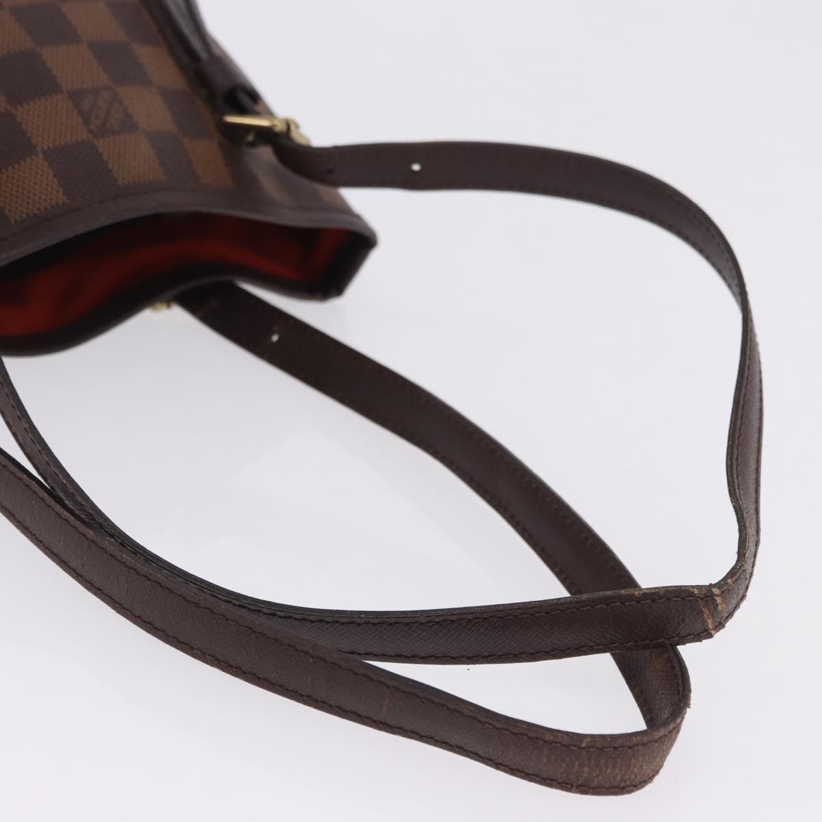 LOUIS VUITTON Damier Ebene Marais Shoulder Bag N42240 LV Auth hk4107