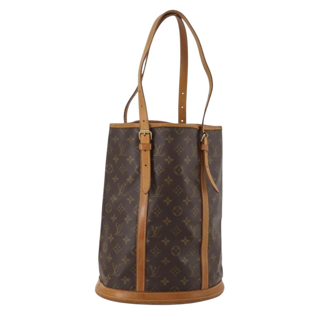 LOUIS VUITTON Monogram Bucket GM Shoulder Bag M42236 LV Auth hk4109