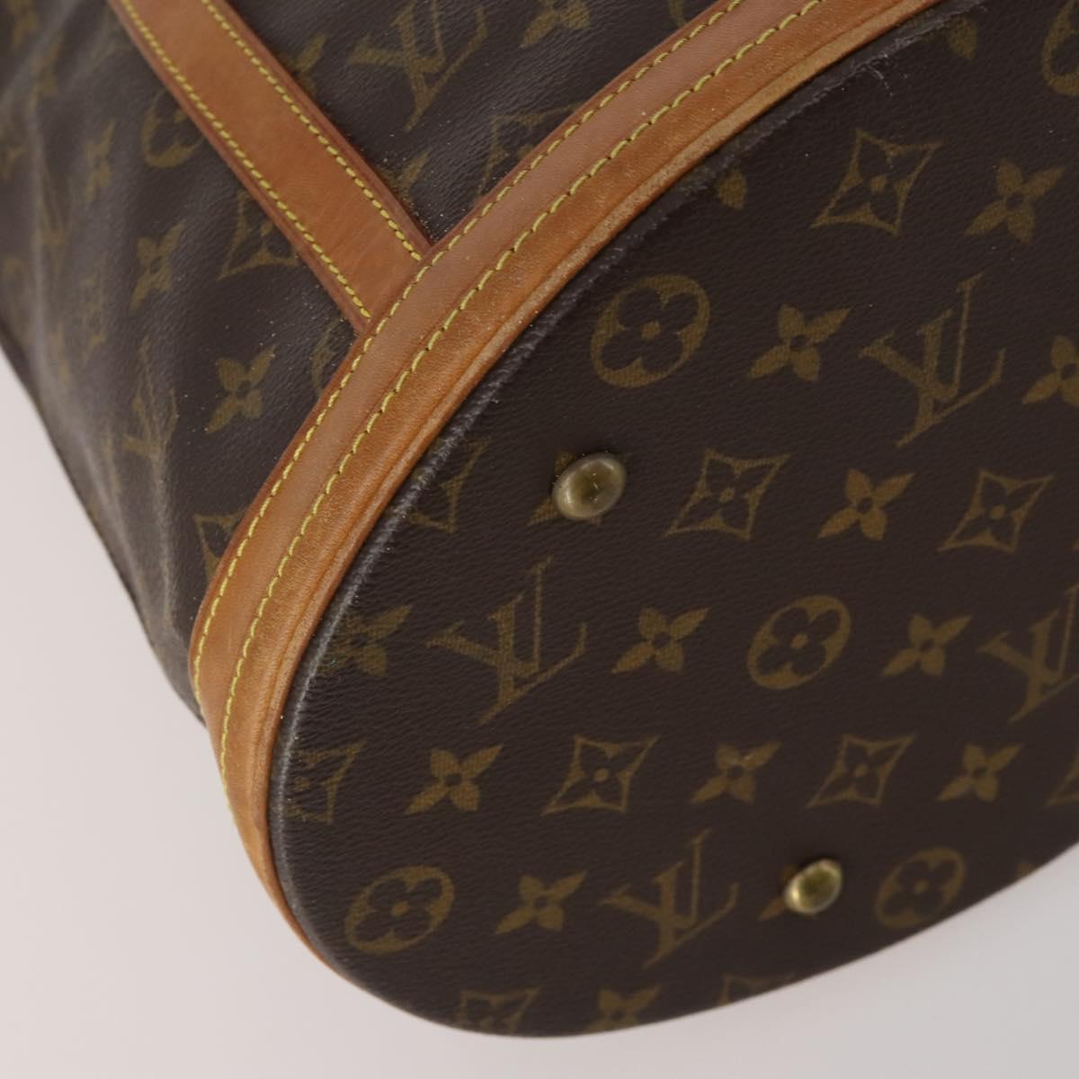 LOUIS VUITTON Monogram Bucket GM Shoulder Bag M42236 LV Auth hk4109