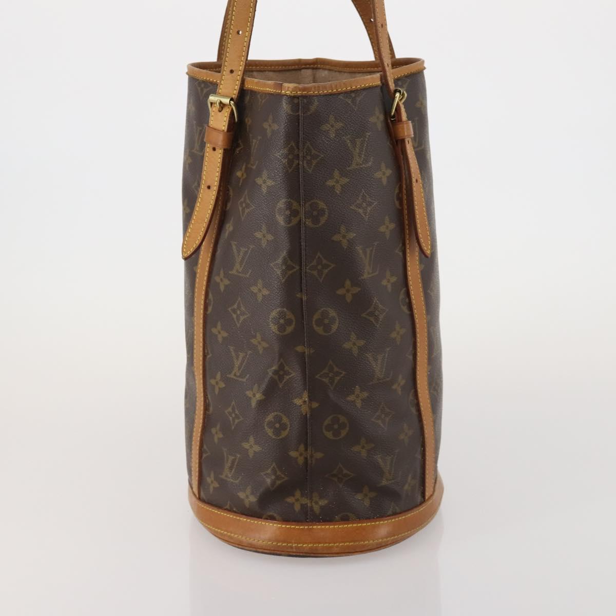 LOUIS VUITTON Monogram Bucket GM Shoulder Bag M42236 LV Auth hk4109