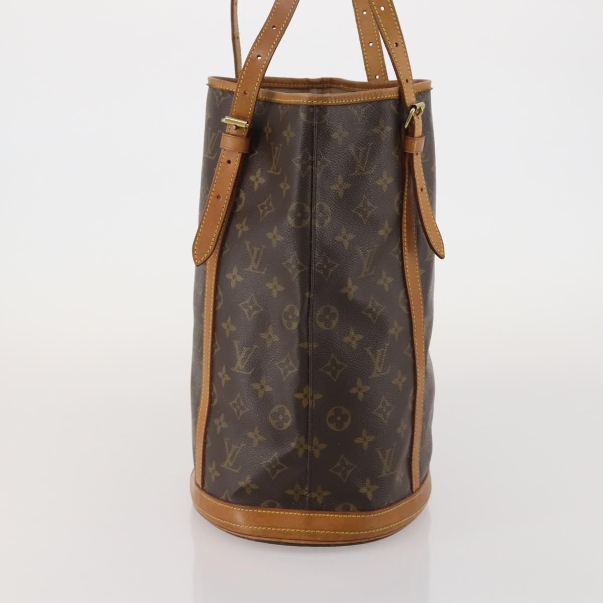 LOUIS VUITTON Monogram Bucket GM Shoulder Bag M42236 LV Auth hk4109
