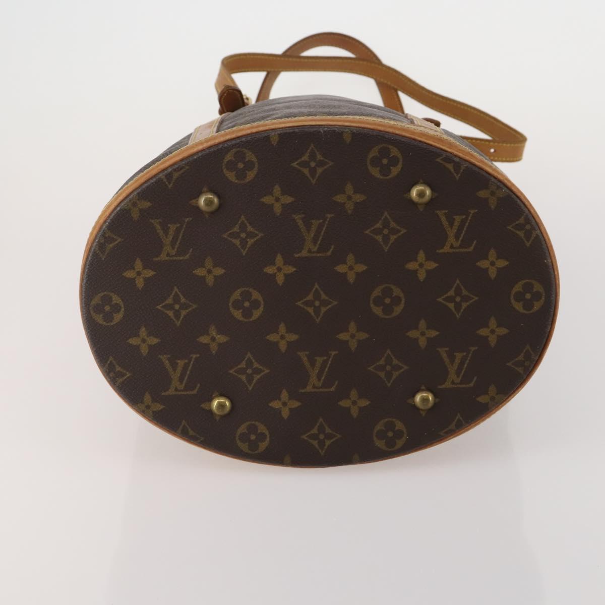 LOUIS VUITTON Monogram Bucket GM Shoulder Bag M42236 LV Auth hk4109