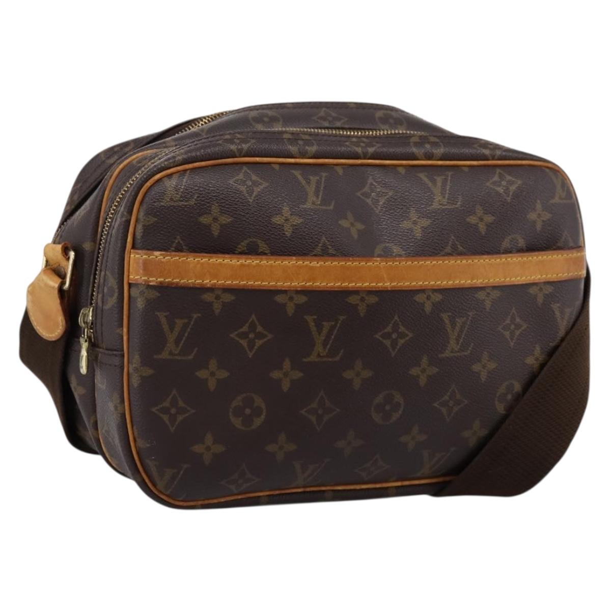 LOUIS VUITTON Monogram Reporter PM Shoulder Bag M45254 LV Auth hk4110